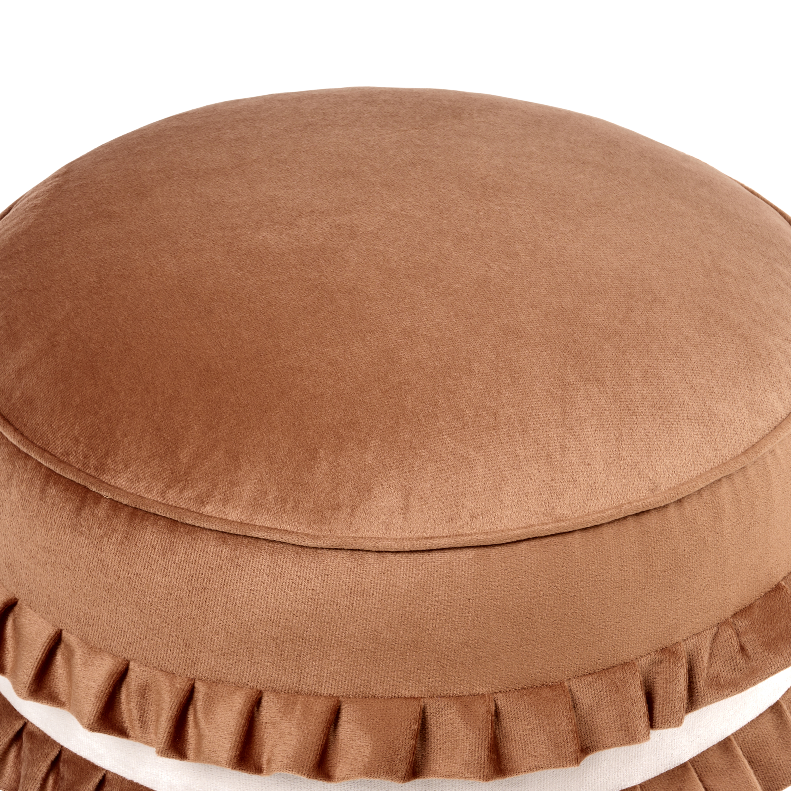 Barnpuff MAROT Sammet Brun