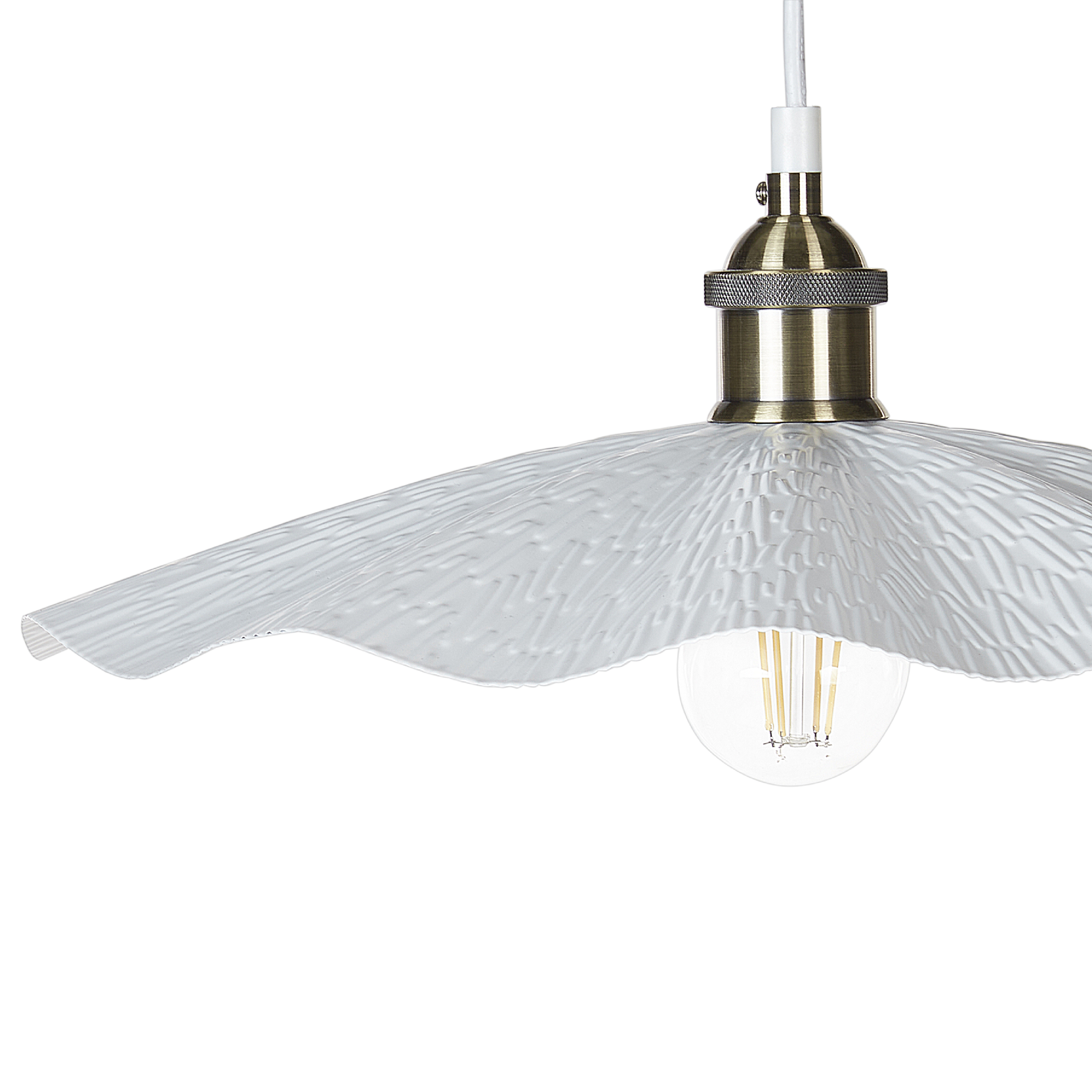 Pendellampa PHILS Metall Vit