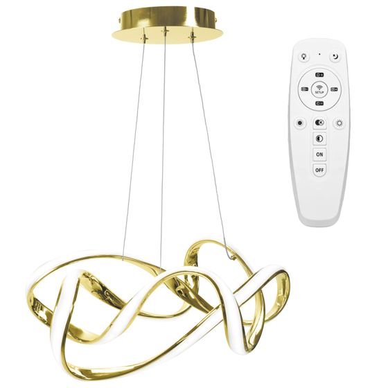 TOOLIGHT hängande taklampa LED APP821-CP EVE Guld 20x49x90cm
