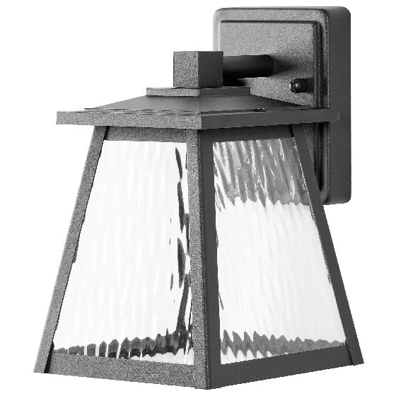 LED-vägglampa för utomhusbruk SIRET Svart