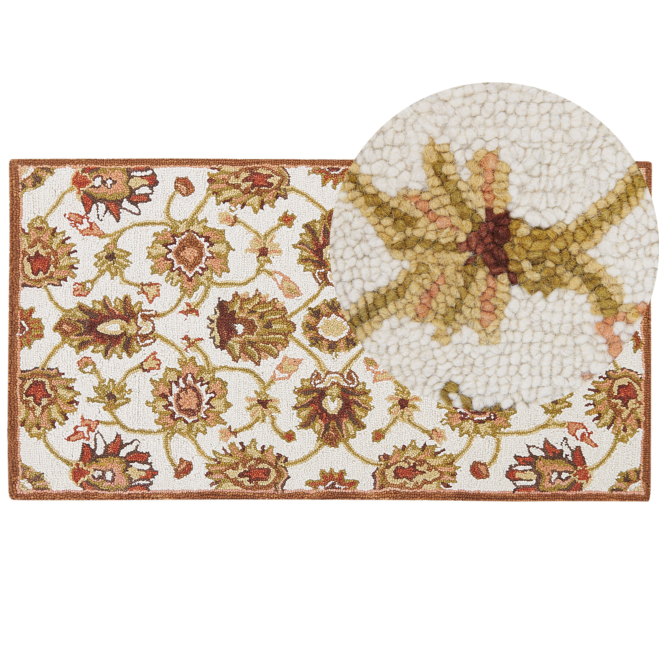 Matta EZINE Beige 80 x 150 cm Ull