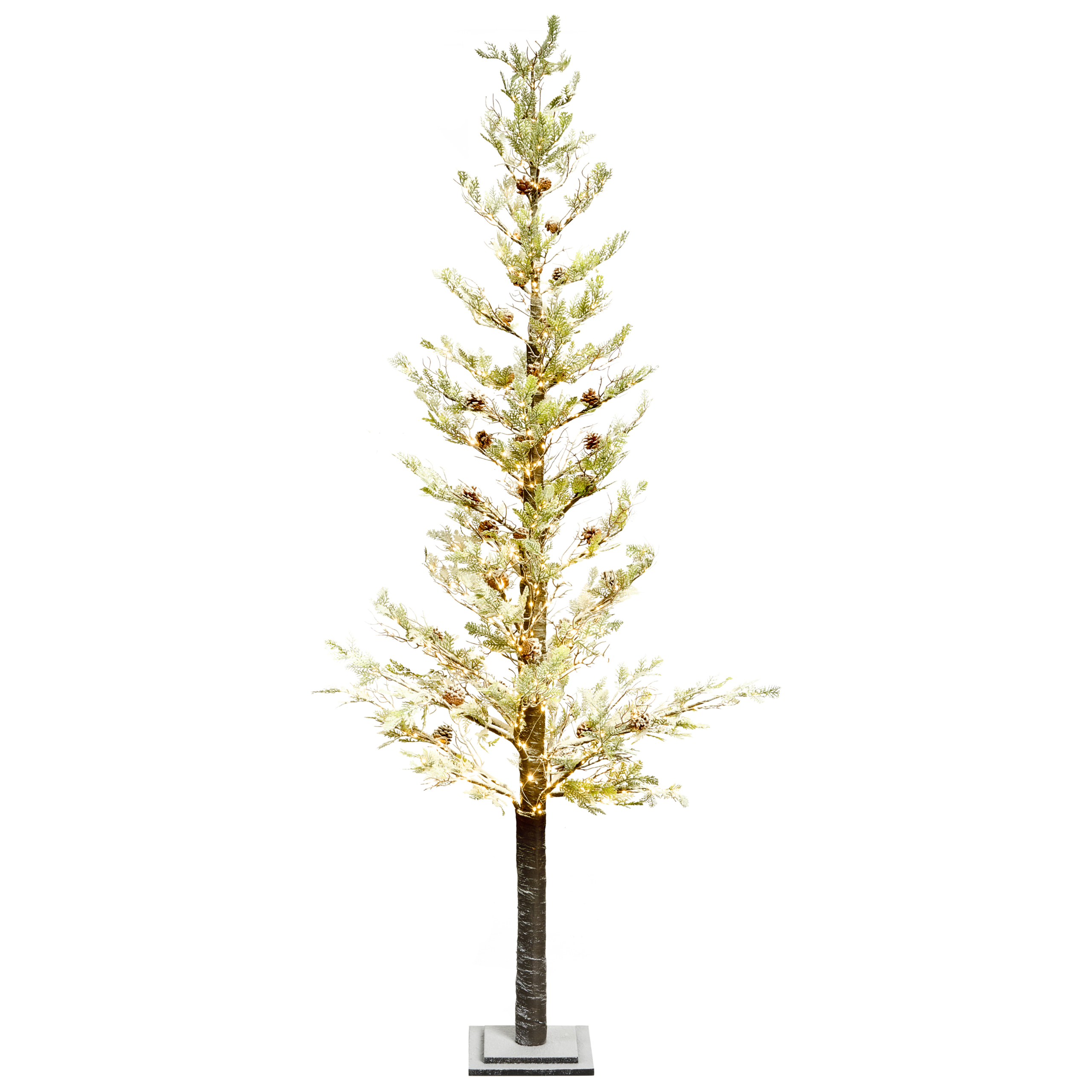 Utomhusdekoration LED GRENIVIK 245 cm Julgran Vit