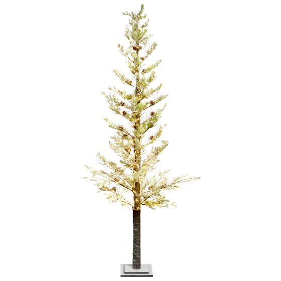 Utomhusdekoration LED GRENIVIK 245 cm Julgran Vit