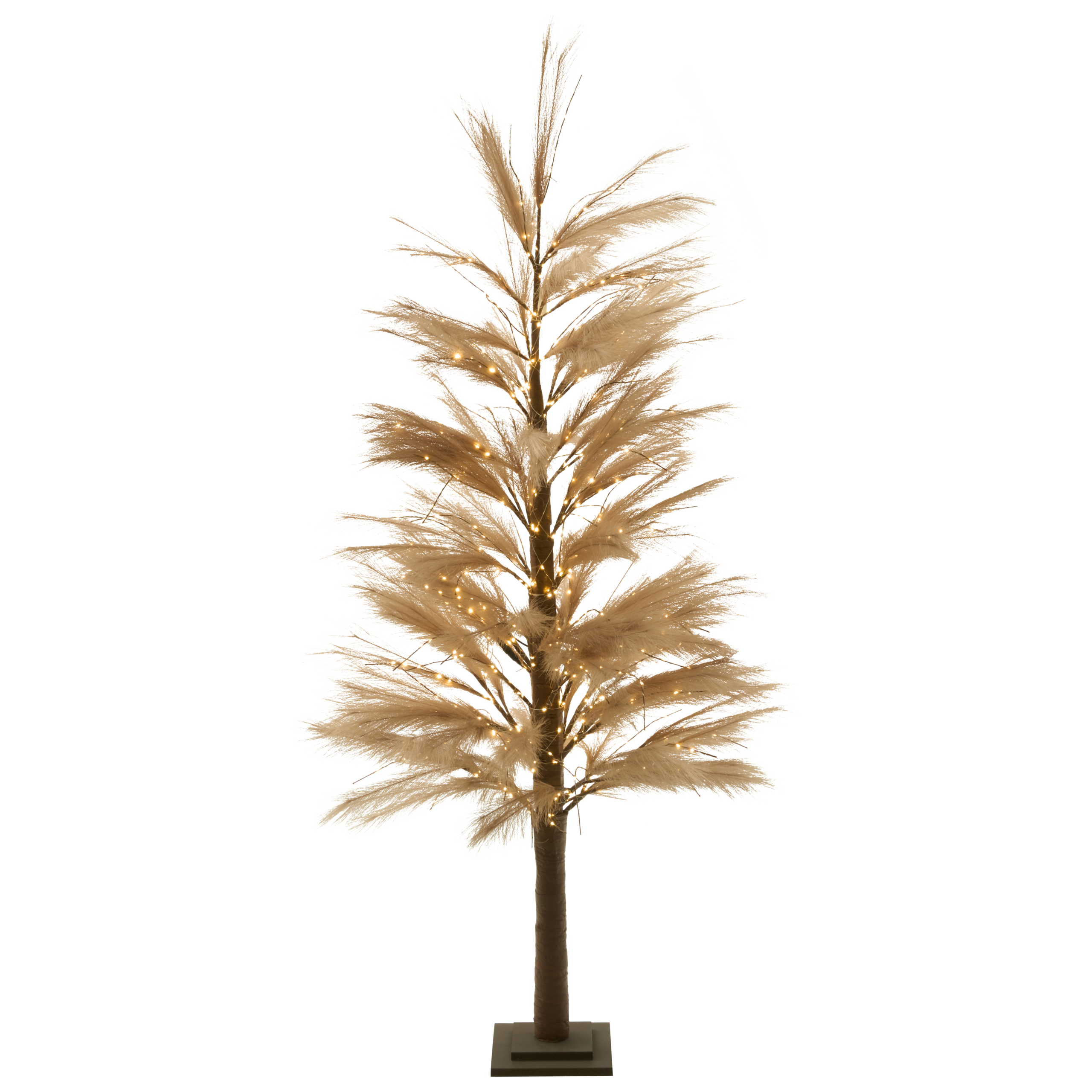 Utomhusdekoration LED HAUGANES 190 cm Julgran Beige
