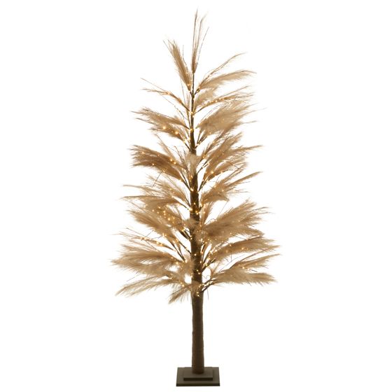 Utomhusdekoration LED HAUGANES 190 cm Julgran Beige