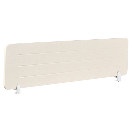 Skiljevägg för skrivbord ZIGGY 160 x 40 cm Ljusbeige