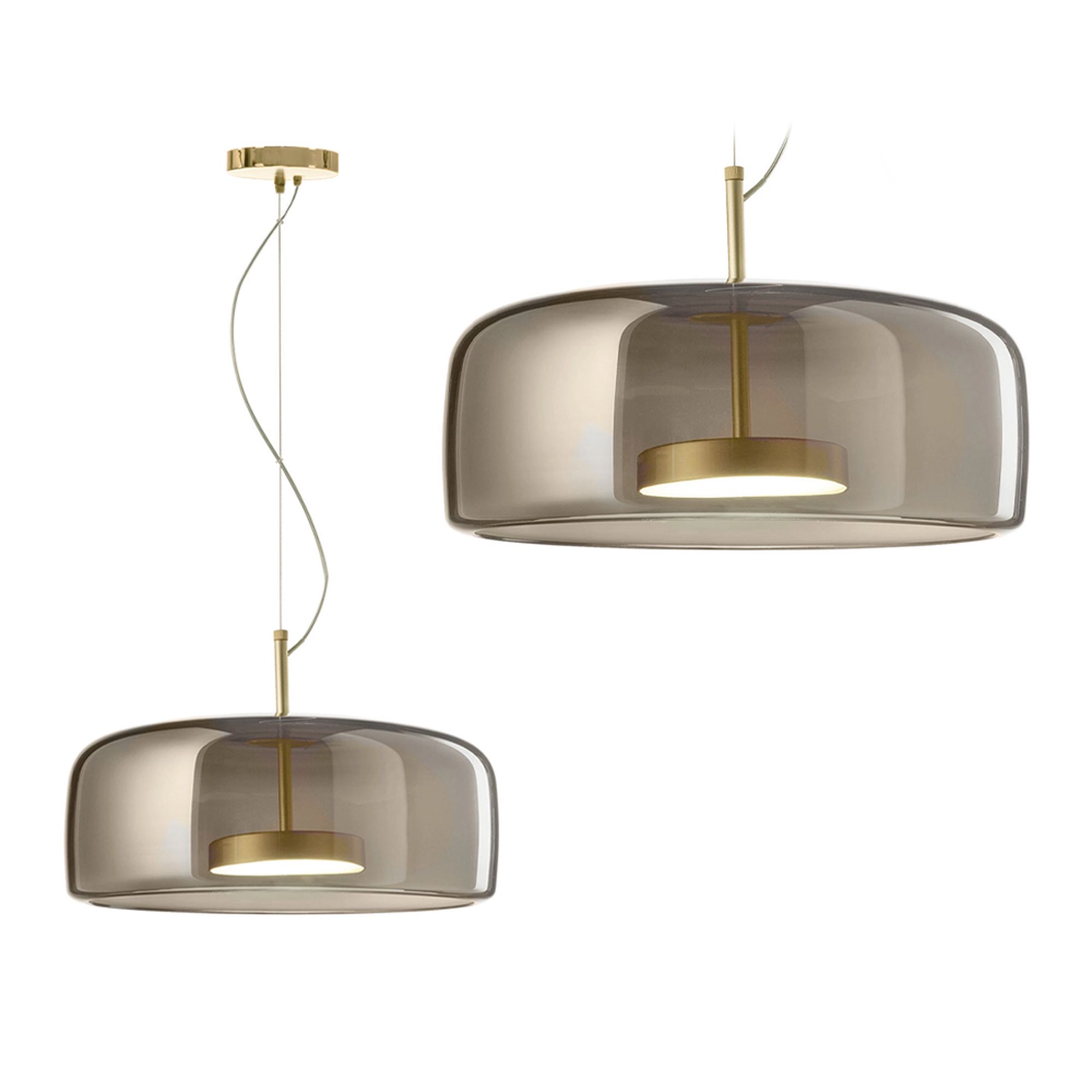 TOOLIGHT hängande taklampa APP614-1CP Grå 33x33x105cm