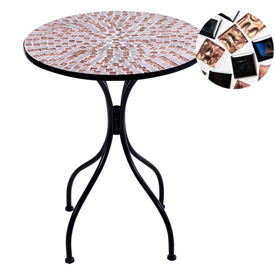 Bistrobord CARPINO 60 cm 60 cm Svart