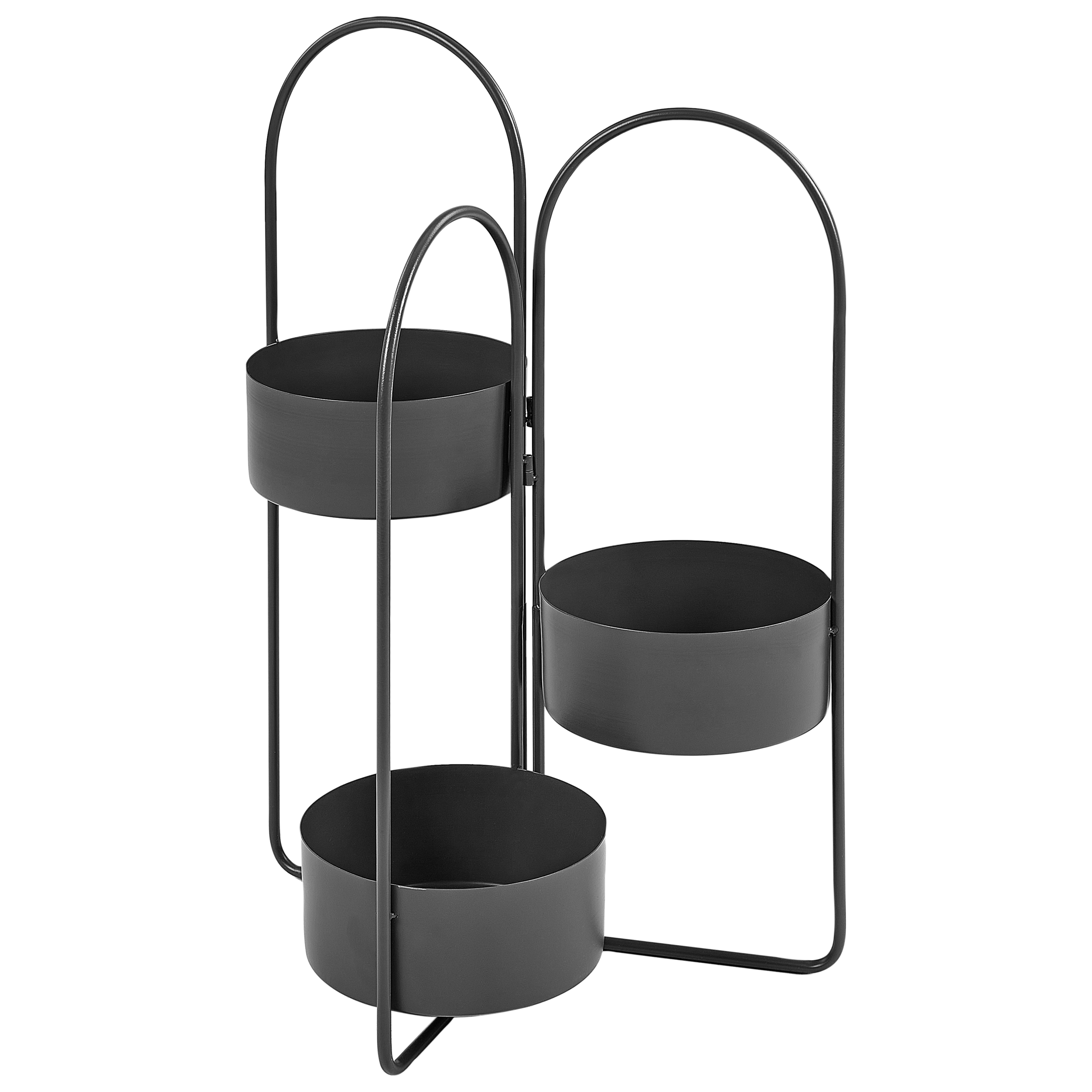 Växtställ COLUTENA 56 cm Metall Svart