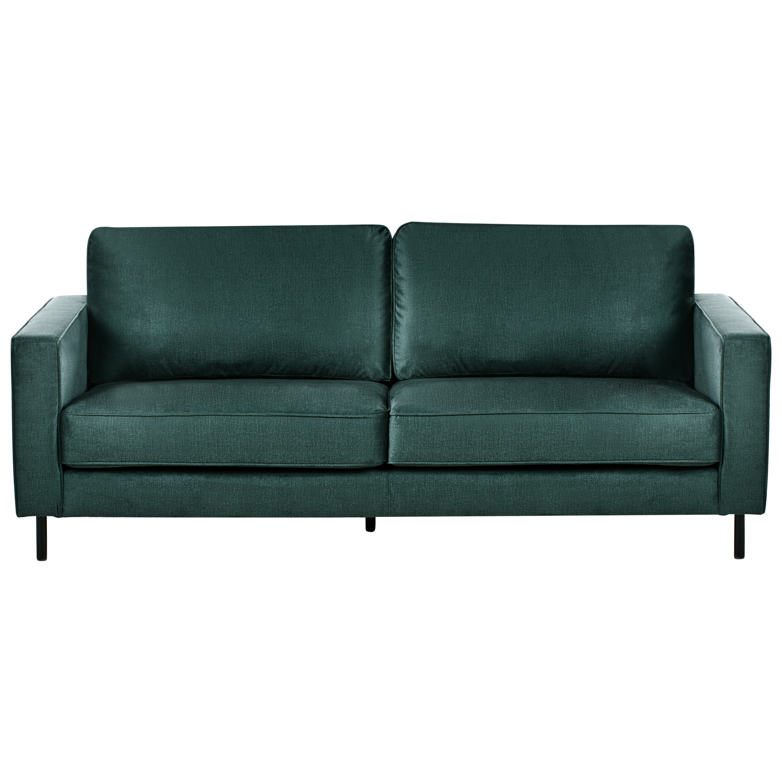 Soffa 3-sits SAVALEN Sammet Mörkgrön