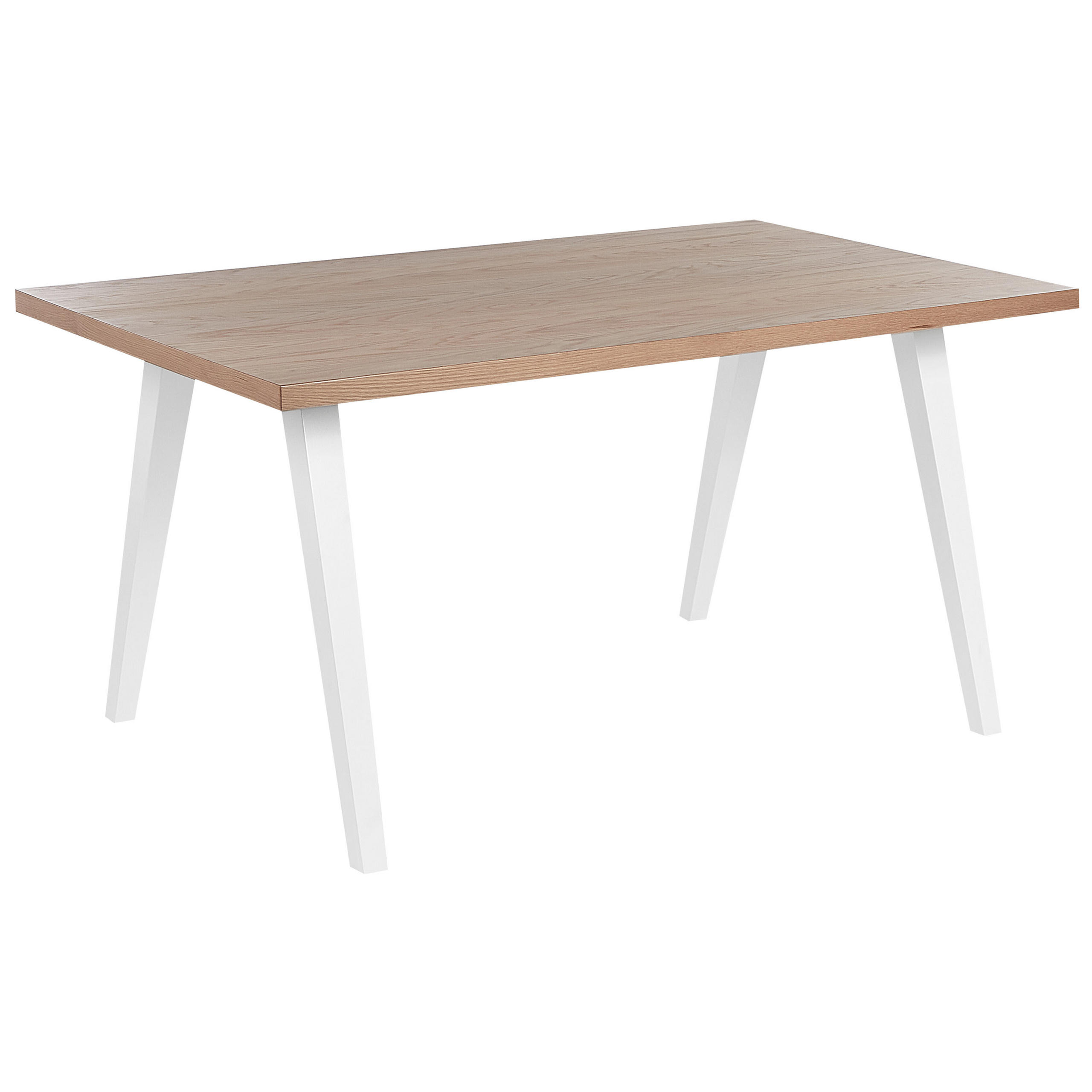 Matbord LENISTER Brun/ Vit 150 cm 90 cm