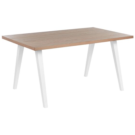 Matbord LENISTER Brun/ Vit 150 cm 90 cm