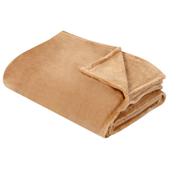 Pläd BAYBURT 150 x 200 cm Beige