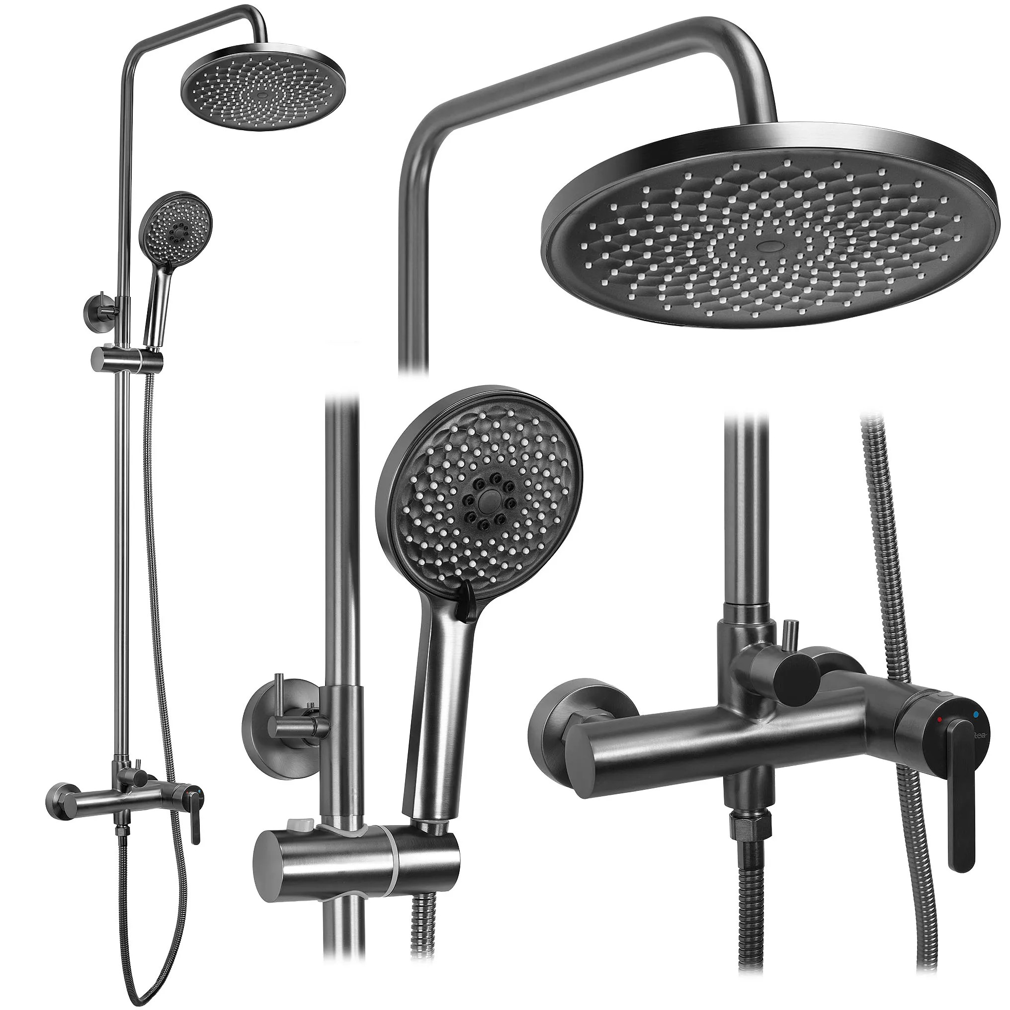 REA Duschset JS-H1190GG ONTARIO Titan, 32x21x76,5cm