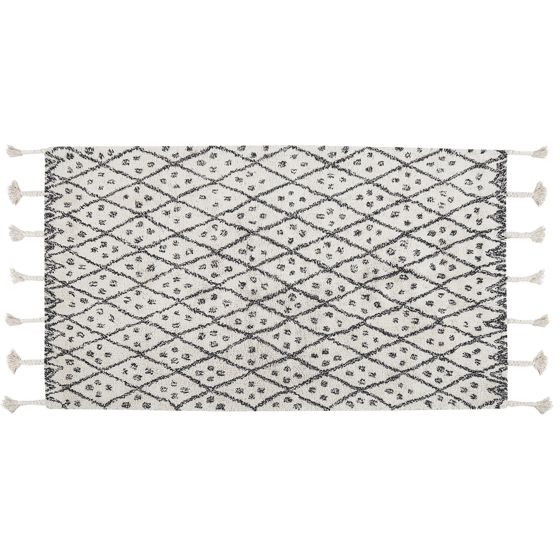 Matta AGADIR Off-White 80 x 150 cm Bomull