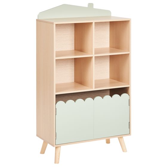 Hyllsystem med 2 hyllplan LACKEY 105 cm Ljusgrön