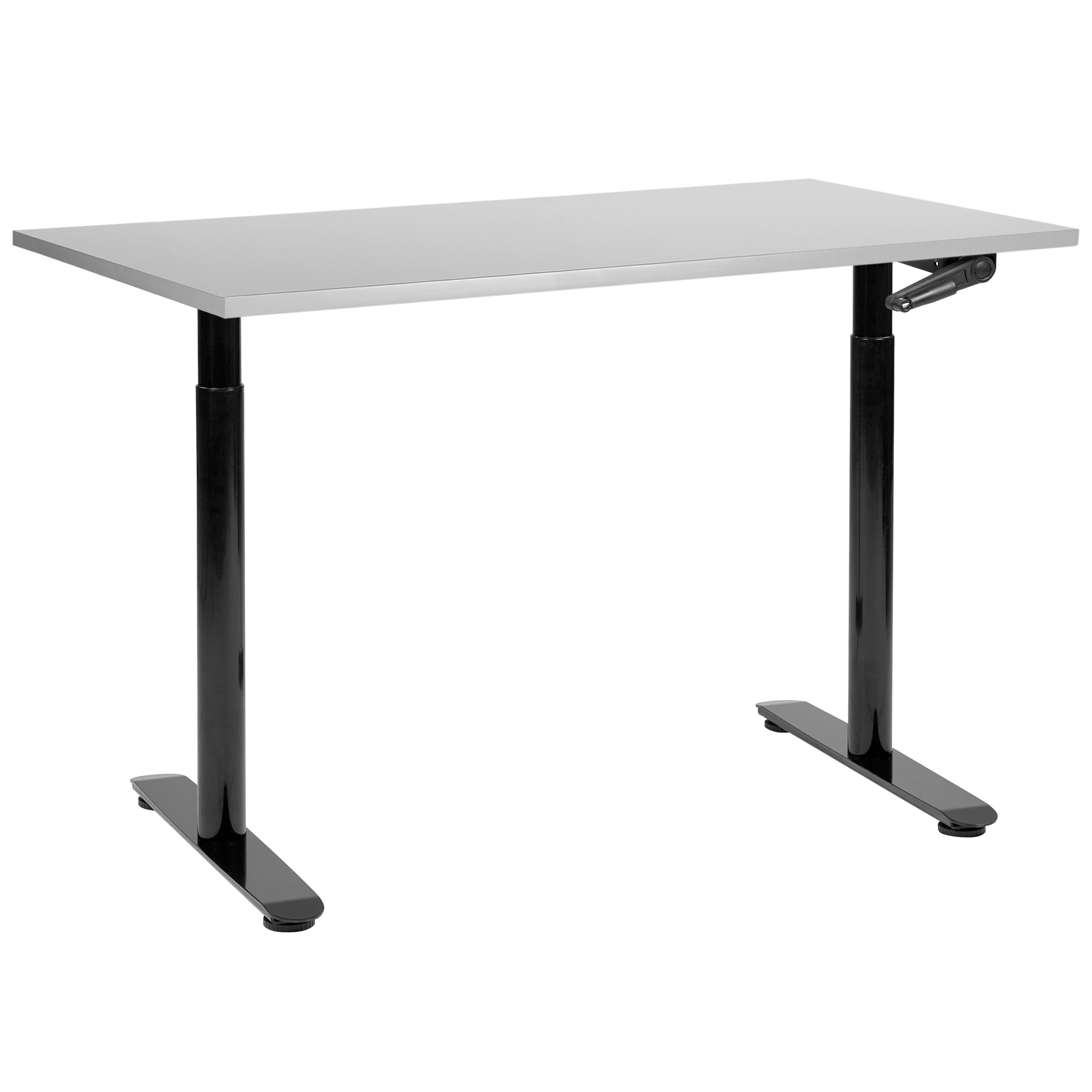 Manuellt höj- och sänkbart skrivbord DESTINAS 120 cm 72 cm Grå/ Svart
