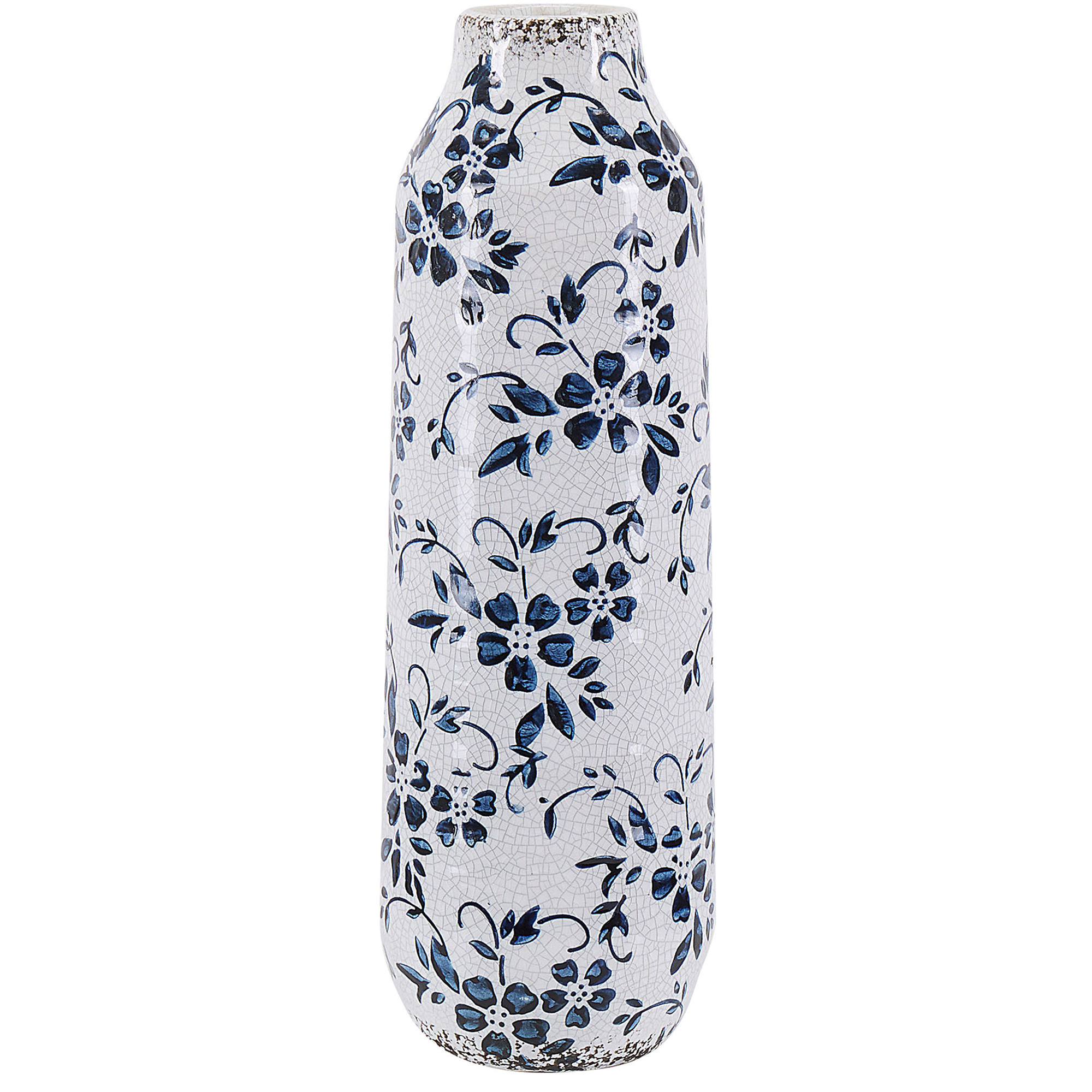 Blomvas MULAI 30 cm Stengods Vit