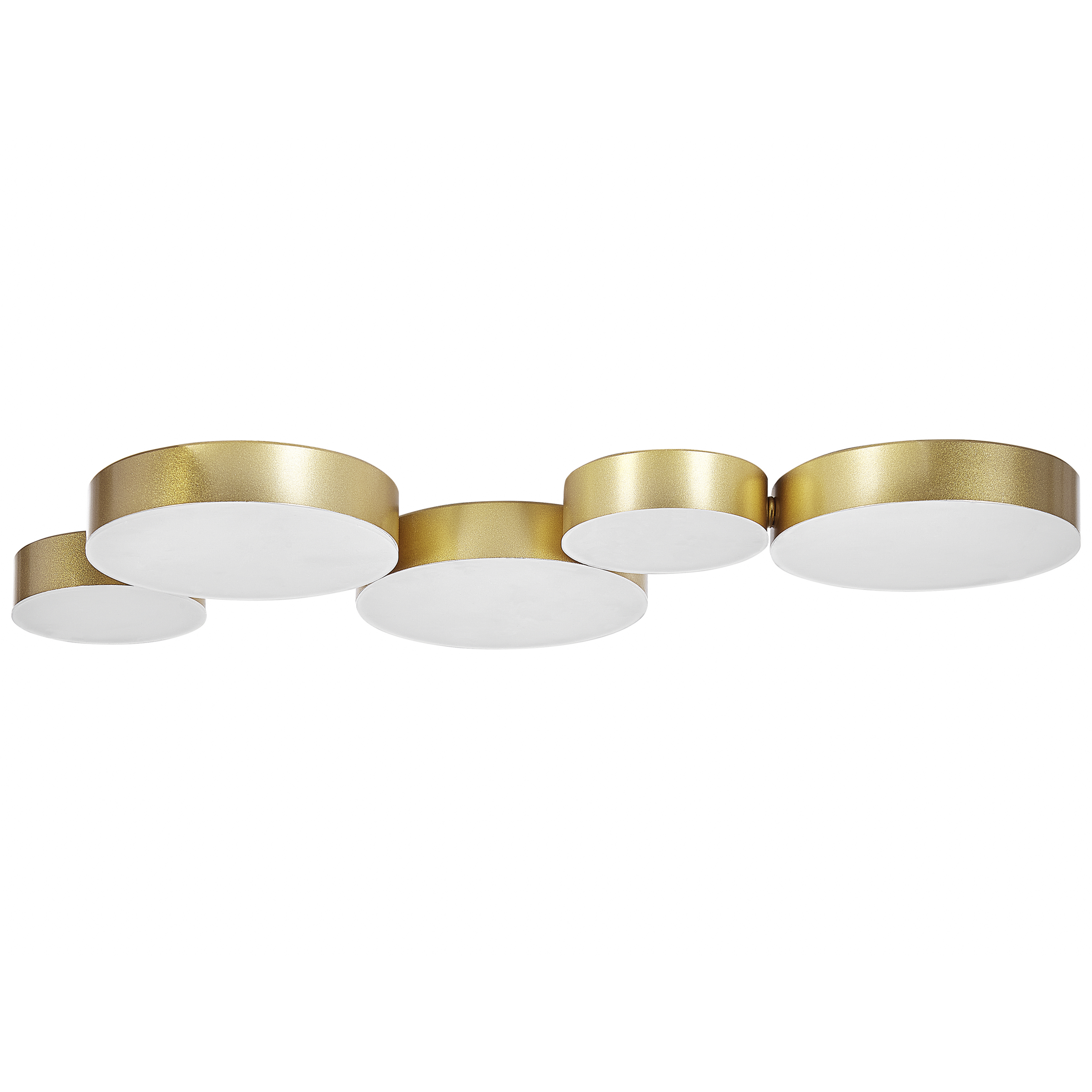 LED-taklampa LUGA Metall Guld