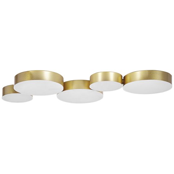 LED-taklampa LUGA Metall Guld