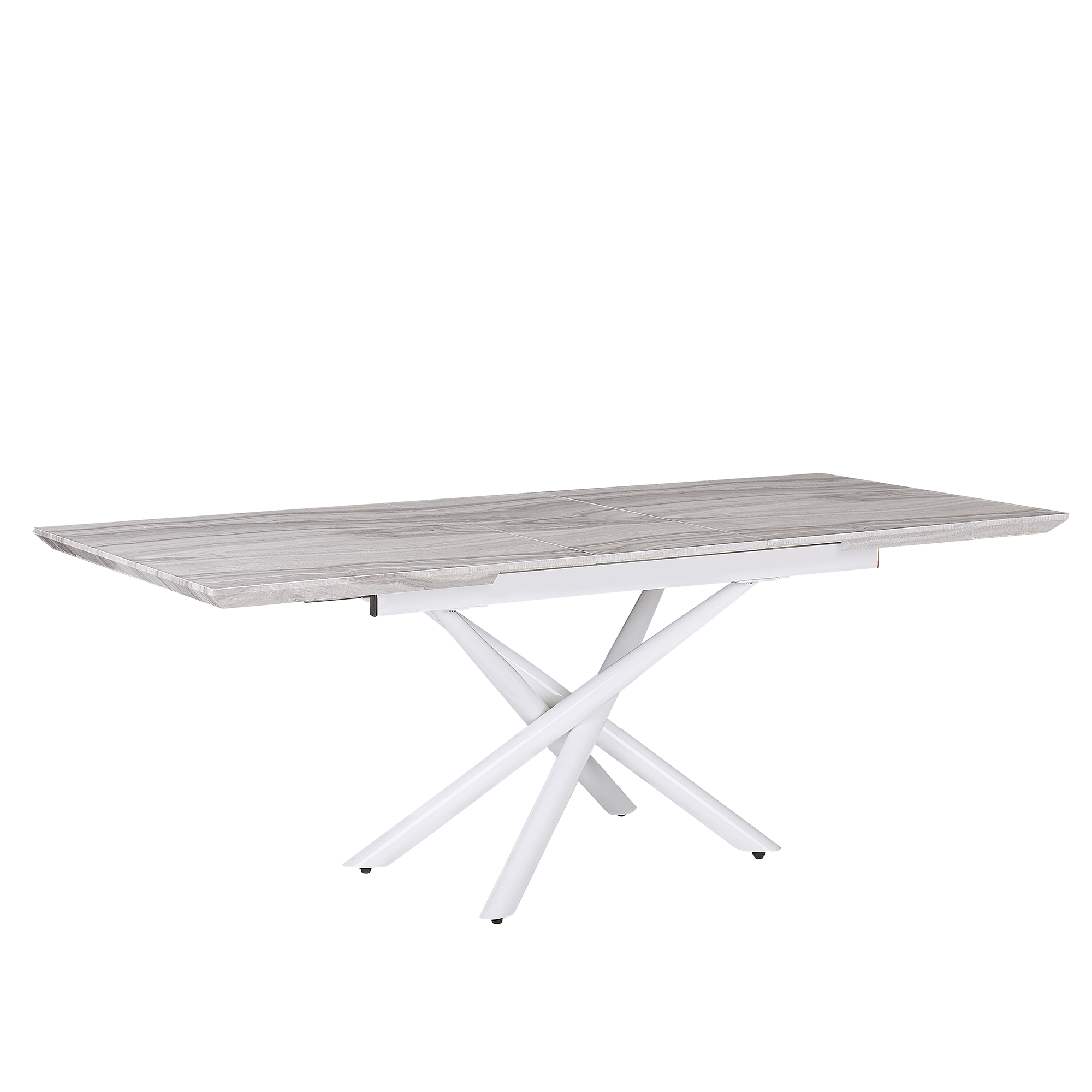 Förlängningsbart matbord MOIRA Vit 160/200 cm 90 cm