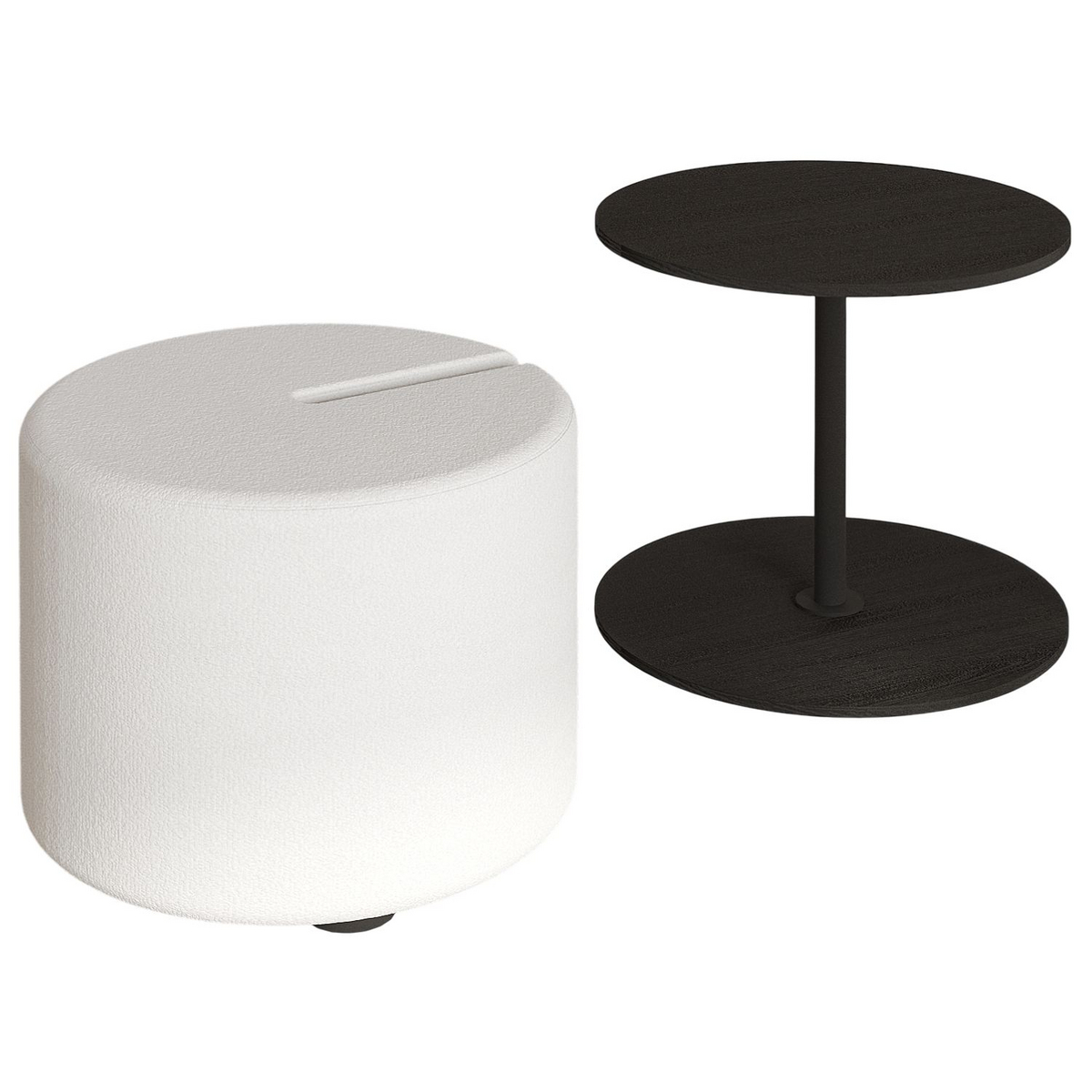 Norda Design Set med sidobord Vexana 43 x 43 x 47 cm