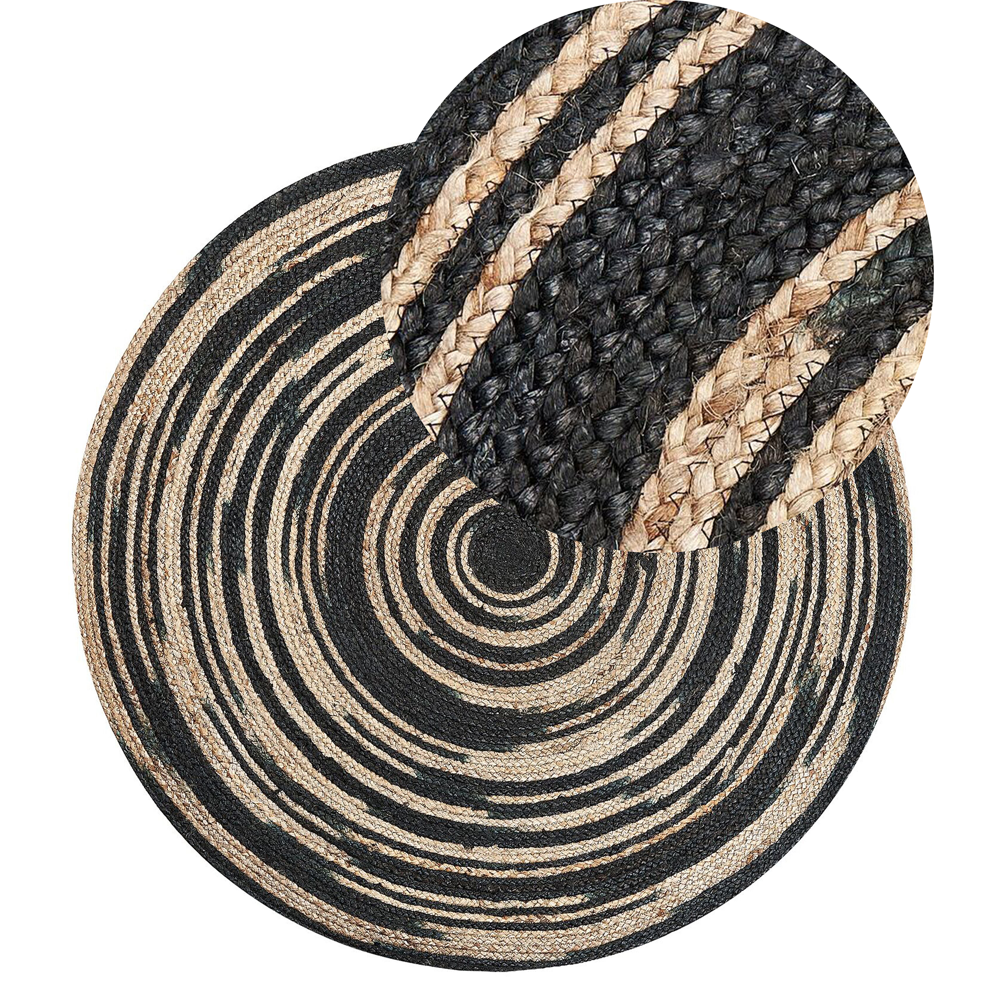 Matta ARTORA Beige ø 140 cm Jute