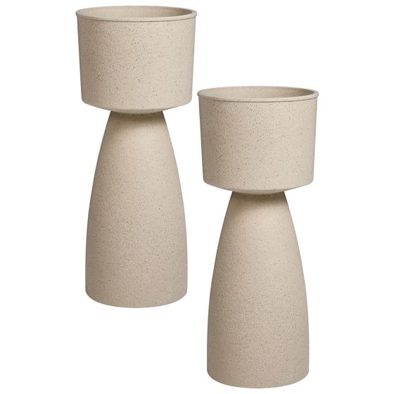 Blomkruka MYOSOTIS 28 cm Beige