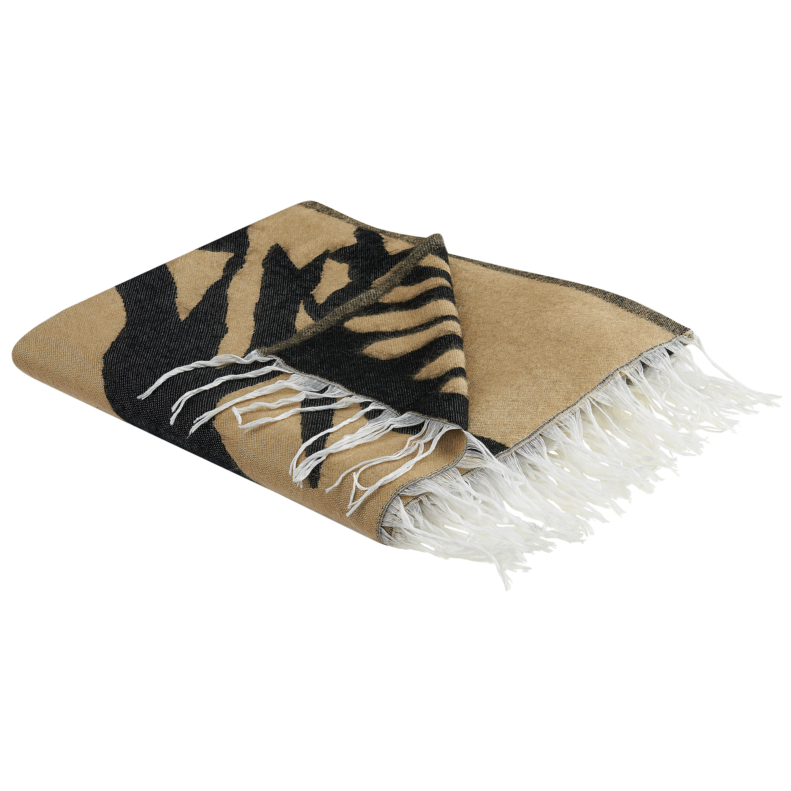 Pläd KUDIYA 130 x 170 cm Beige