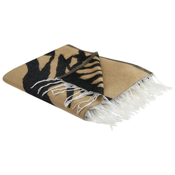 Pläd KUDIYA 130 x 170 cm Beige