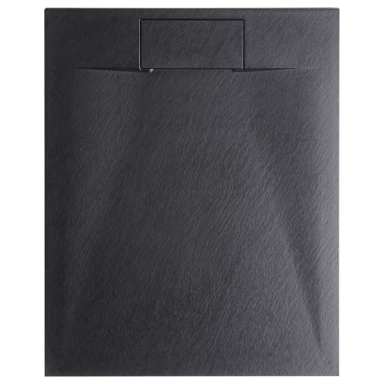 Duschkar AZZURRO 80 x 120 x 3 cm Svart