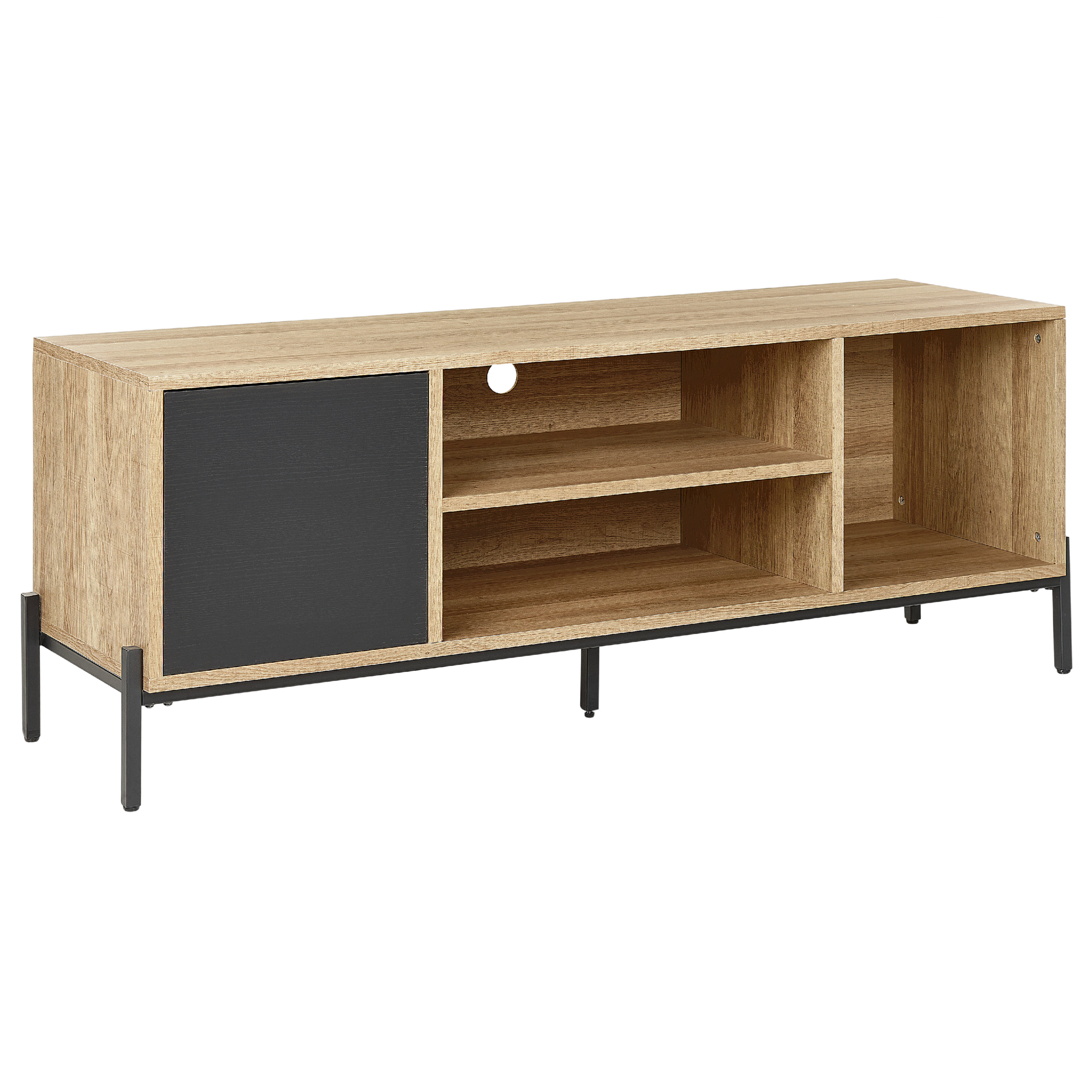 TV-bänk MOINES Brun/ Svart
