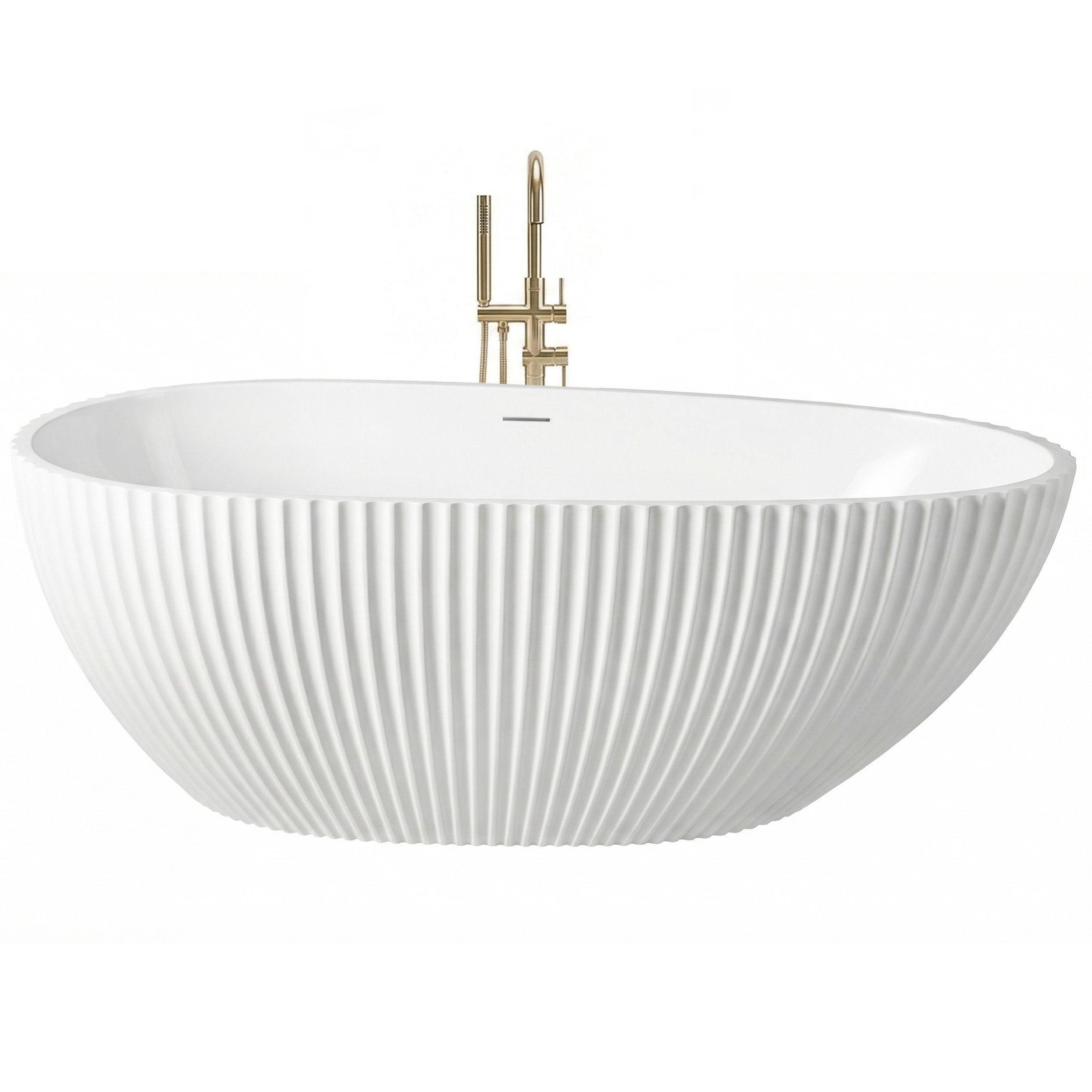 REA Fristående Badkar Carmen 170 Vit, 170x84,5x59cm