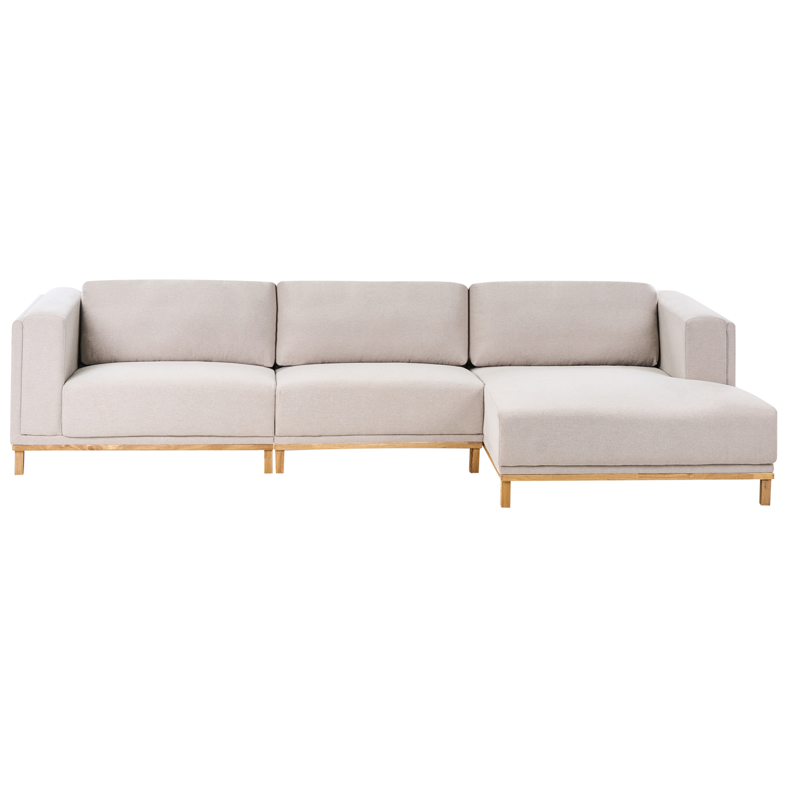 Hörnsoffa 5-sits VENG Ljusbeige Vänstervänd