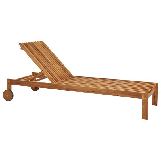 Solstol BELLANO Akaciaträ Brun