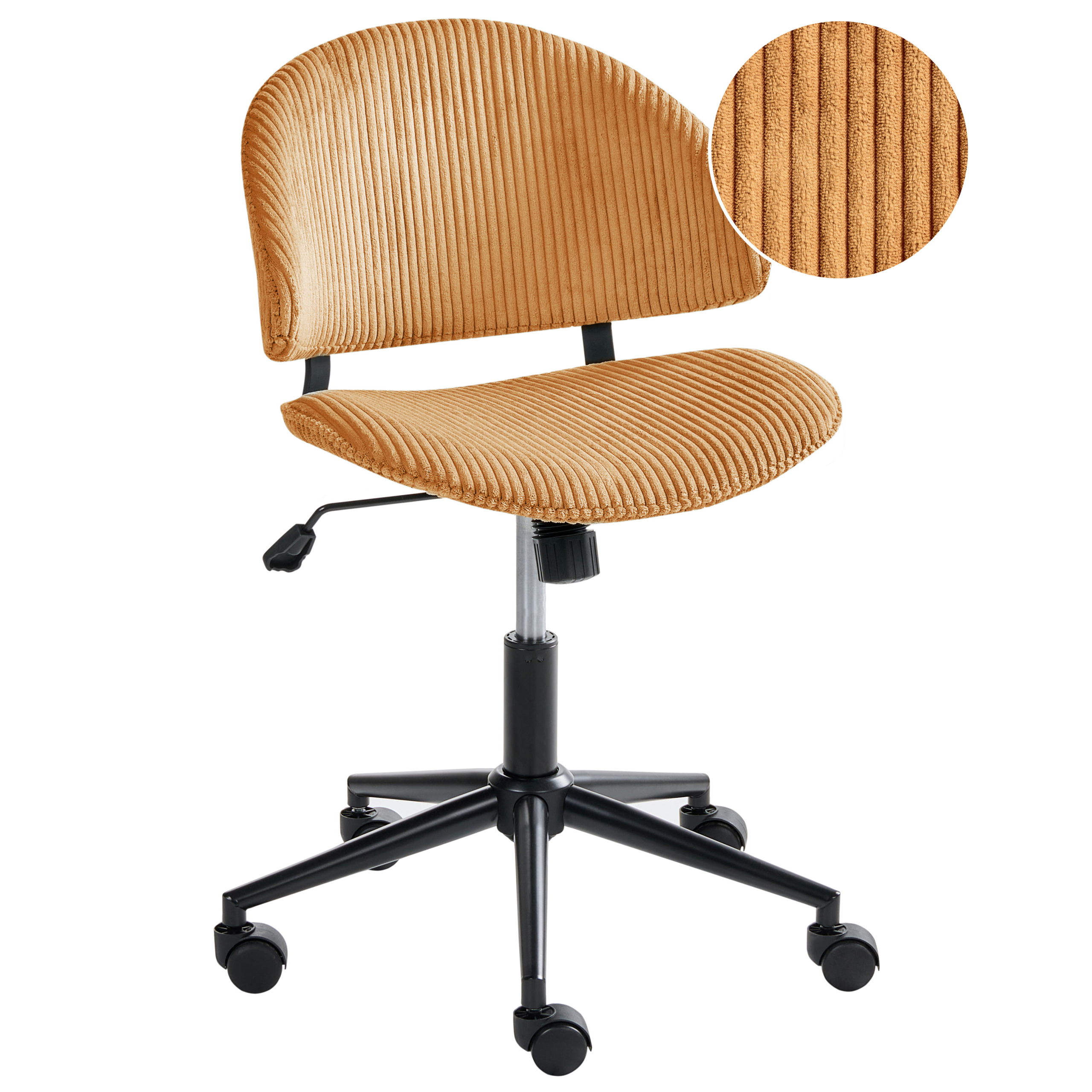 Kontorsstol KIANA Manchester Orange