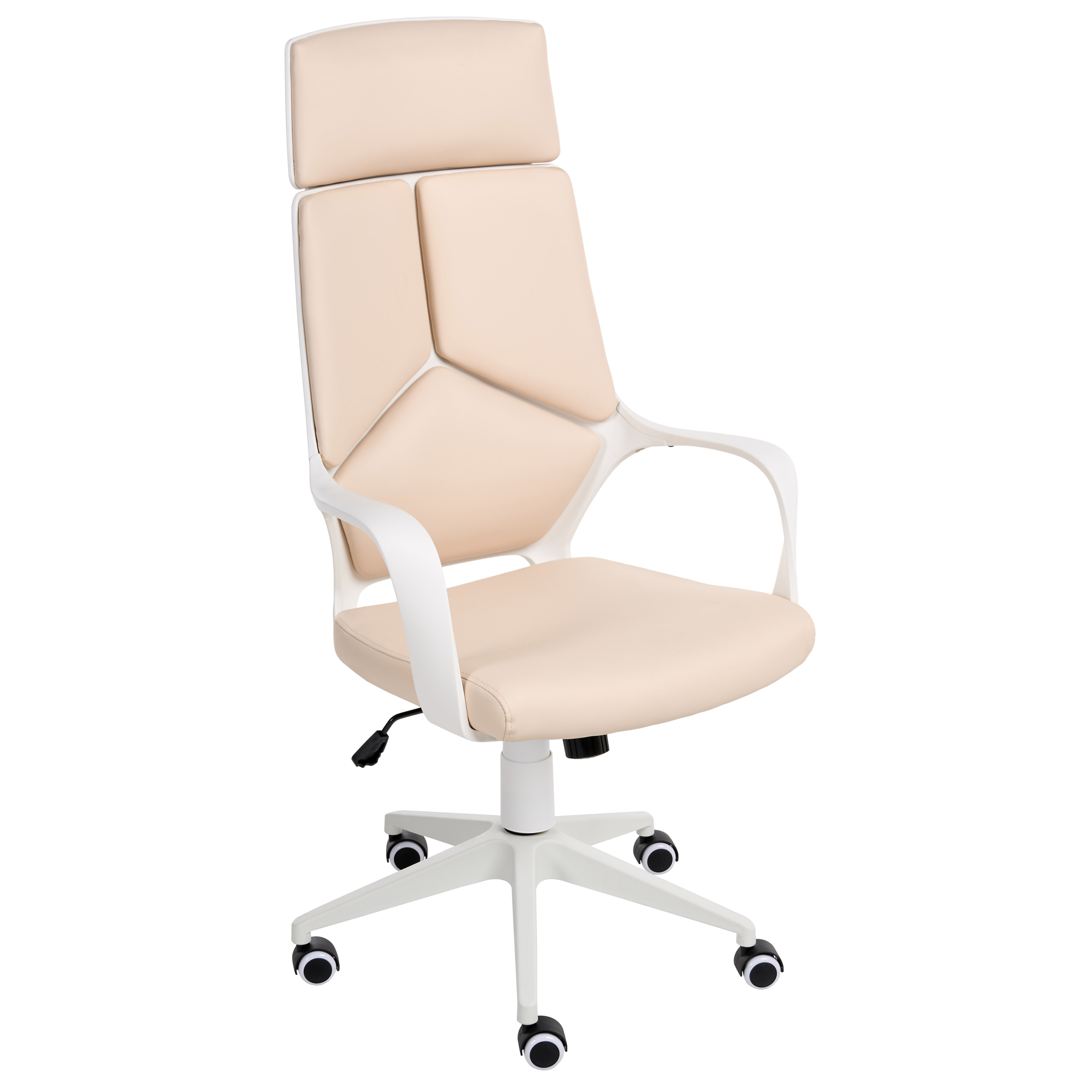Kontorsstol DELIGHT II Konstläder Ljusbeige