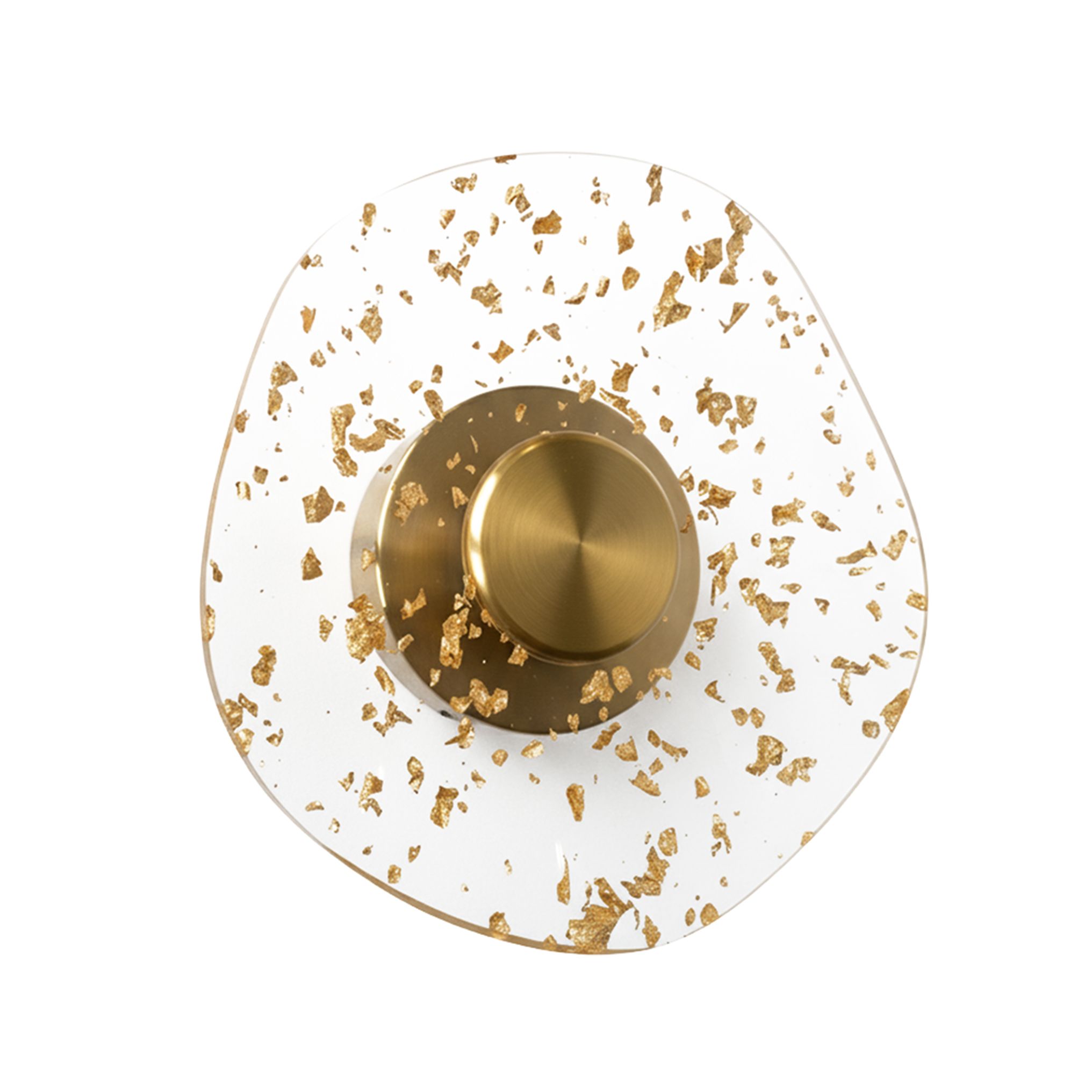 Toolight Vägglampa APP1794-W LED Borstat guld 20x20x9cm