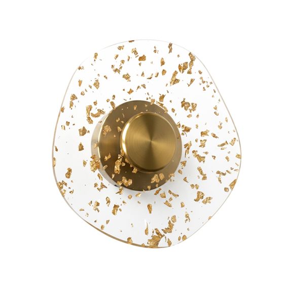 Toolight Vägglampa APP1794-W LED Borstat guld 20x20x9cm