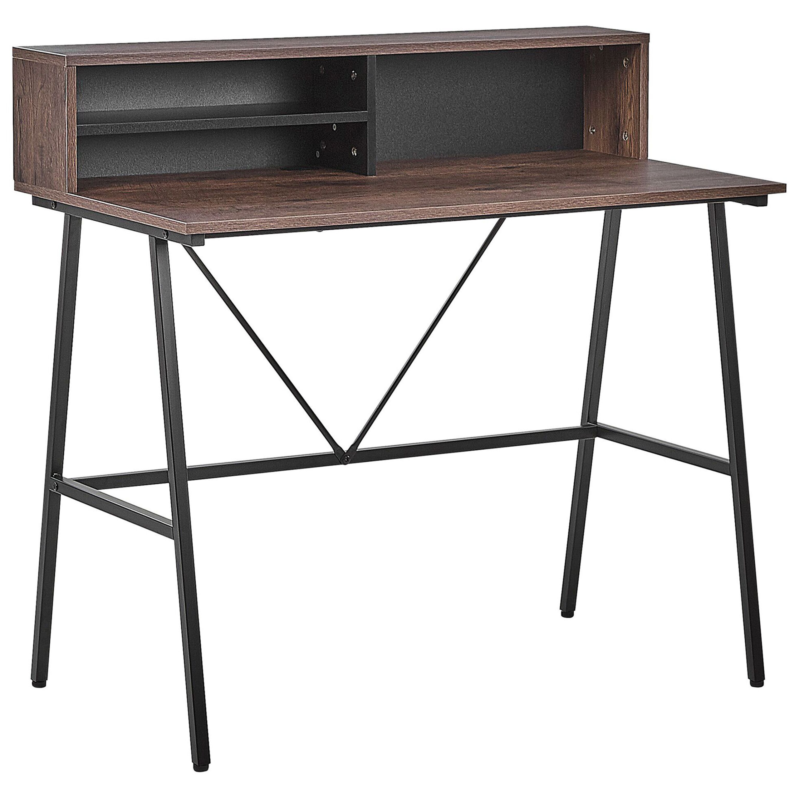Skrivbord HARISON 100 cm 53 cm Mörkbrun