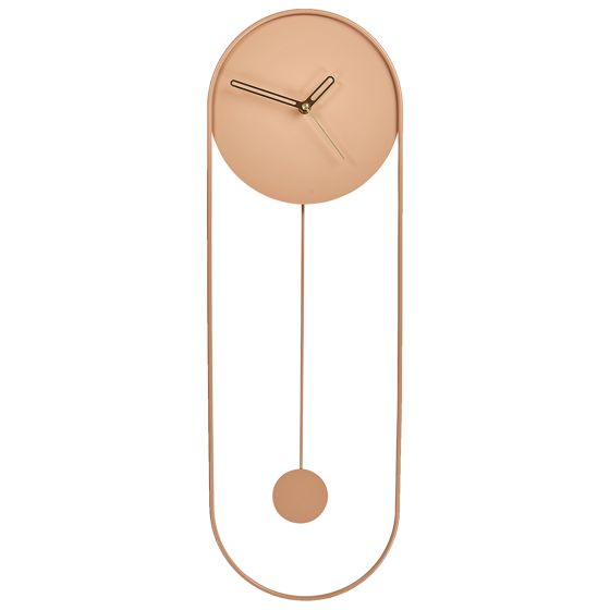 Pendelur SALVAN 20 cm Metall Persikorosa