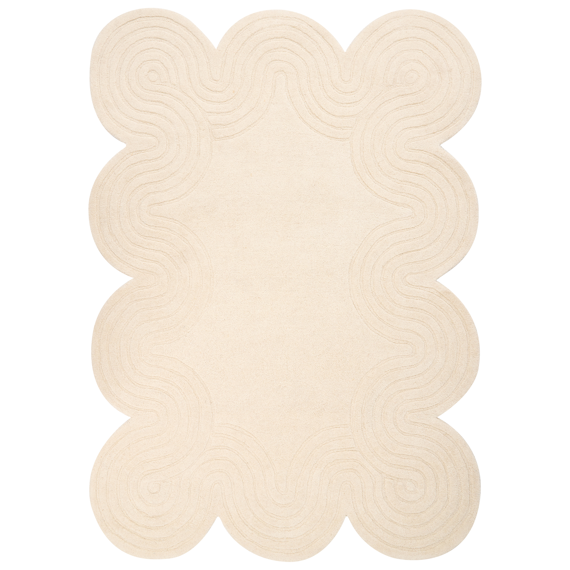 Matta MALVAN Beige 160 x 230 cm Ull