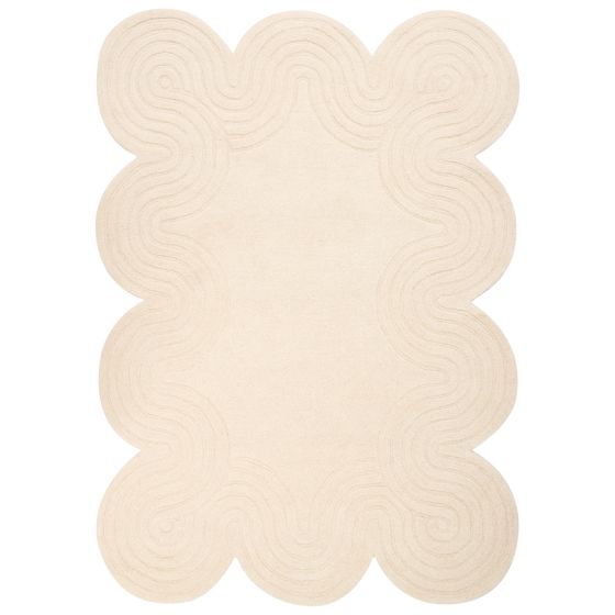 Matta MALVAN Beige 160 x 230 cm Ull