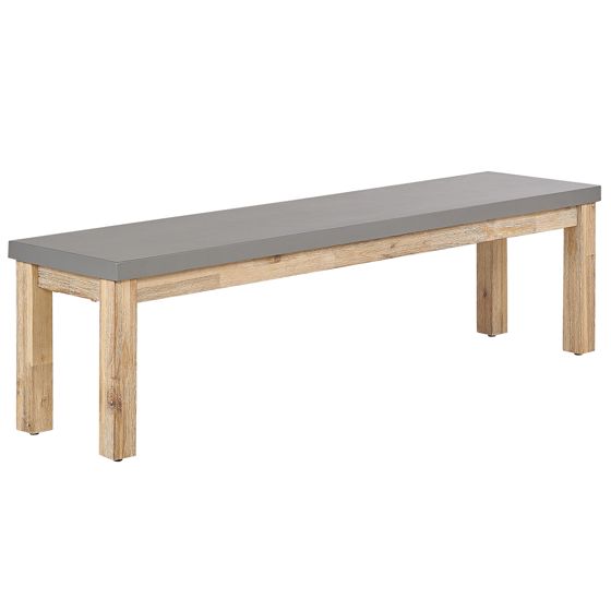 Trädgårdsbänk OSTUNI 160 cm Betong Grå
