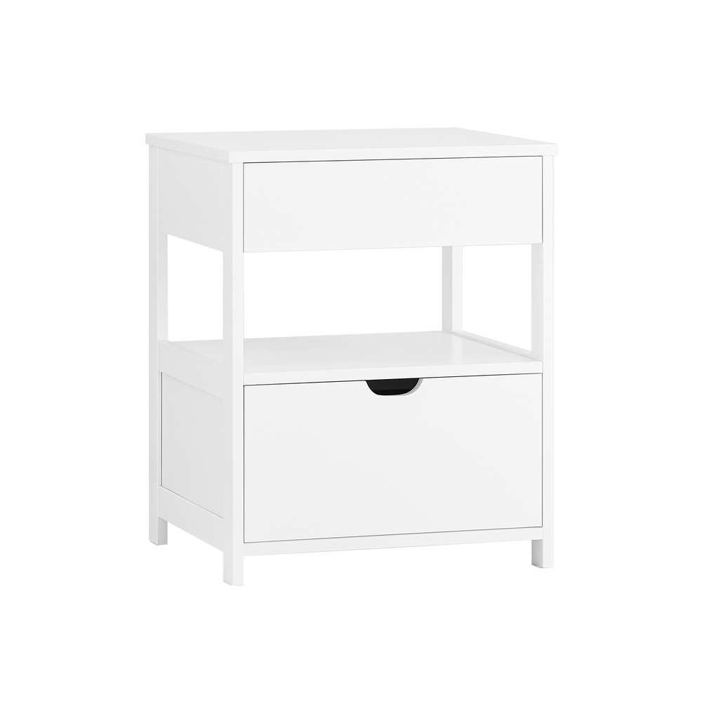 SoBuy Sängbord Soffbord Avlastningsbord FRG258-II-W