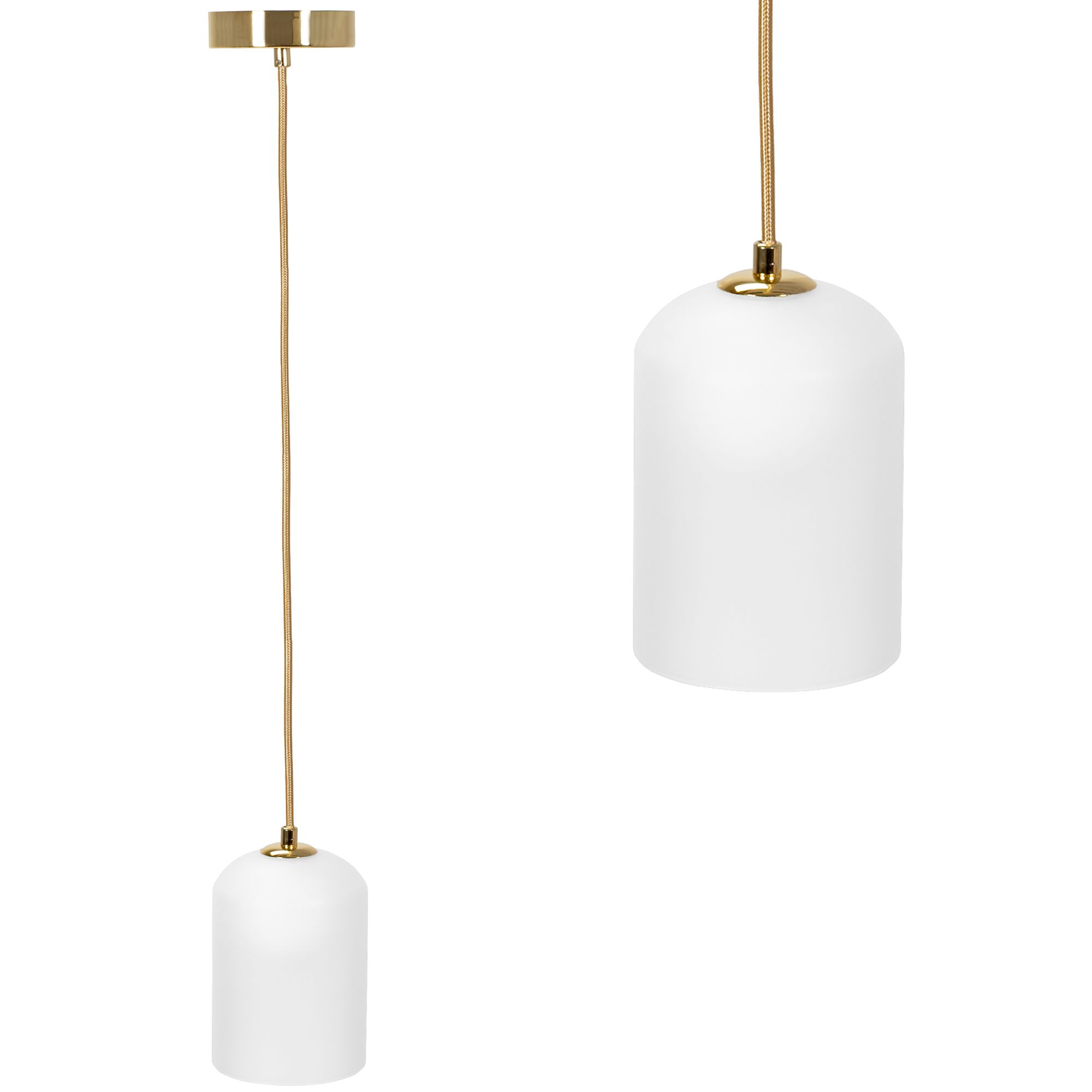 TOOLIGHT hängande taklampa APP1169-1CP Vit 10,5x10,5x16,5cm