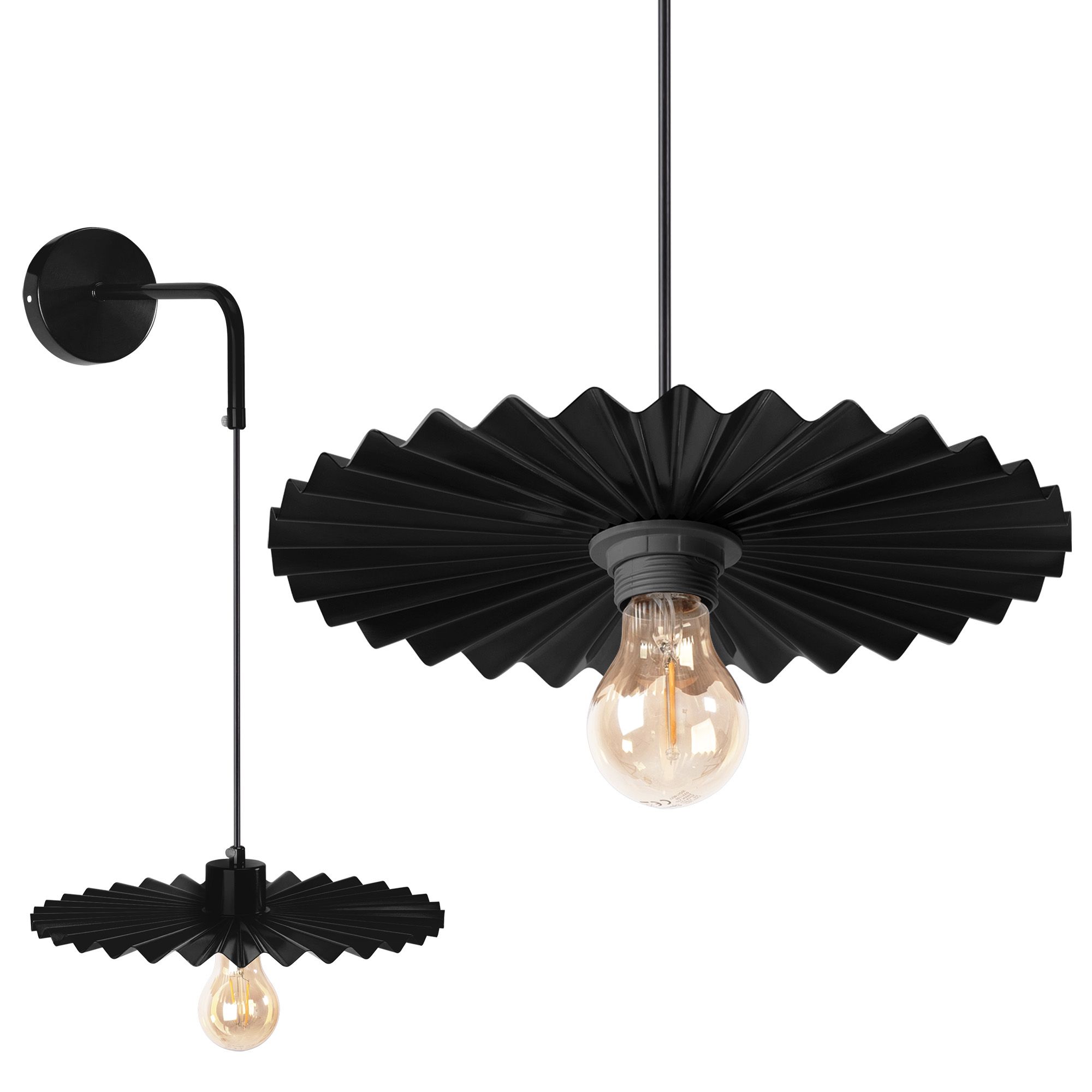TOOLIGHT vägglampa APP1355-1W 30CM Svart 21,5x30x5cm