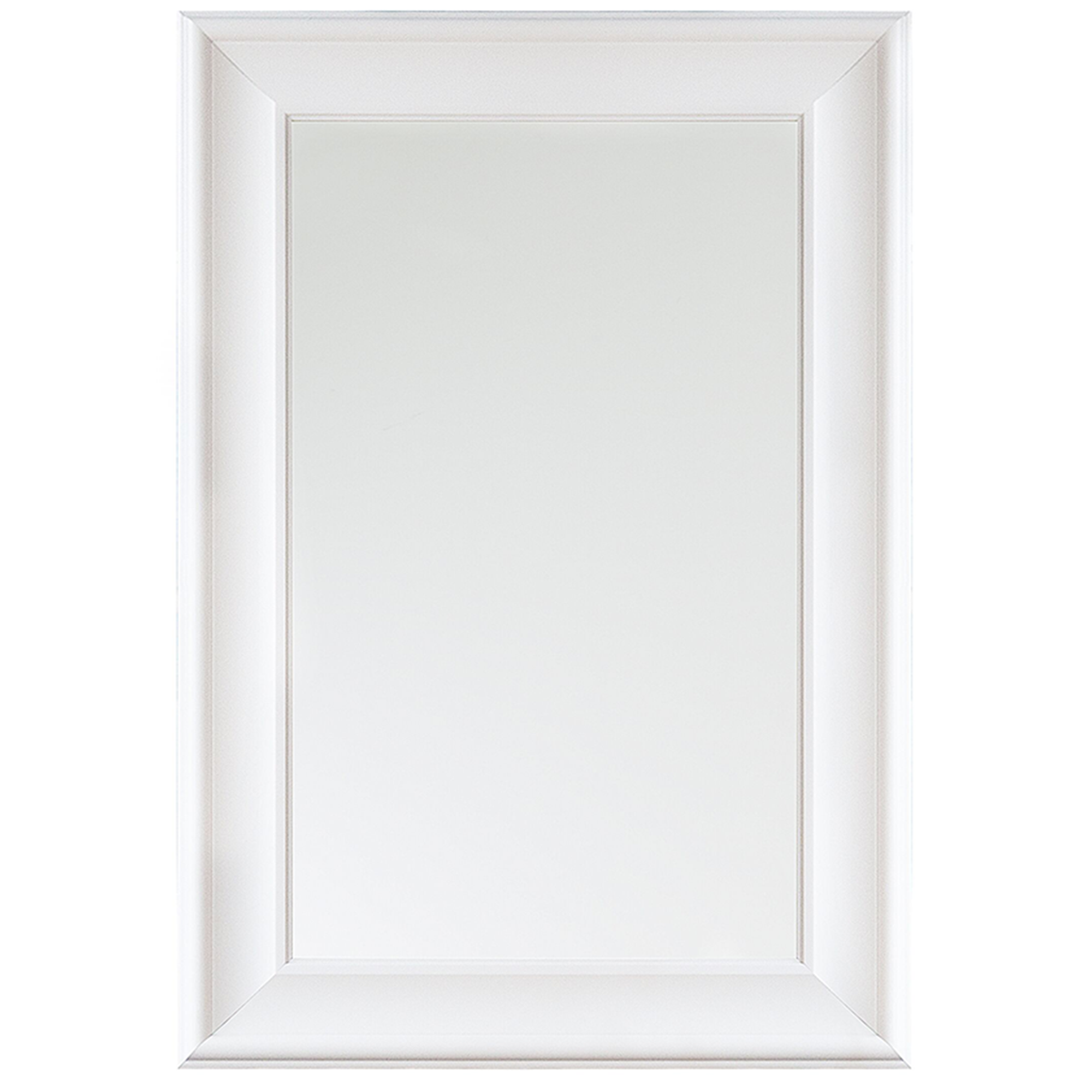 Väggspegel LUNEL 60 cm 90 cm Vit