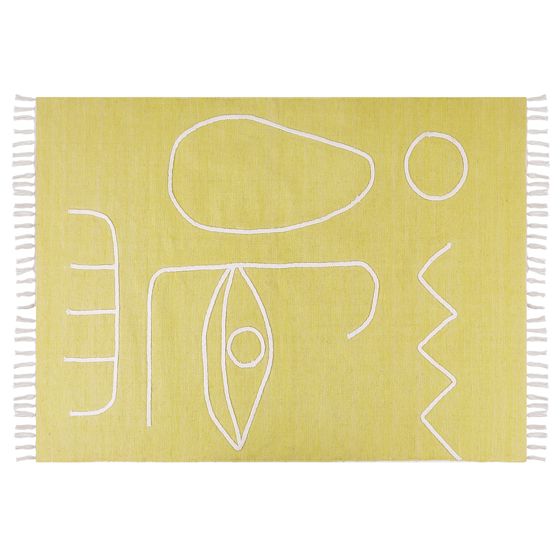 Utomhusmatta YAVU Gul 140 x 200 cm