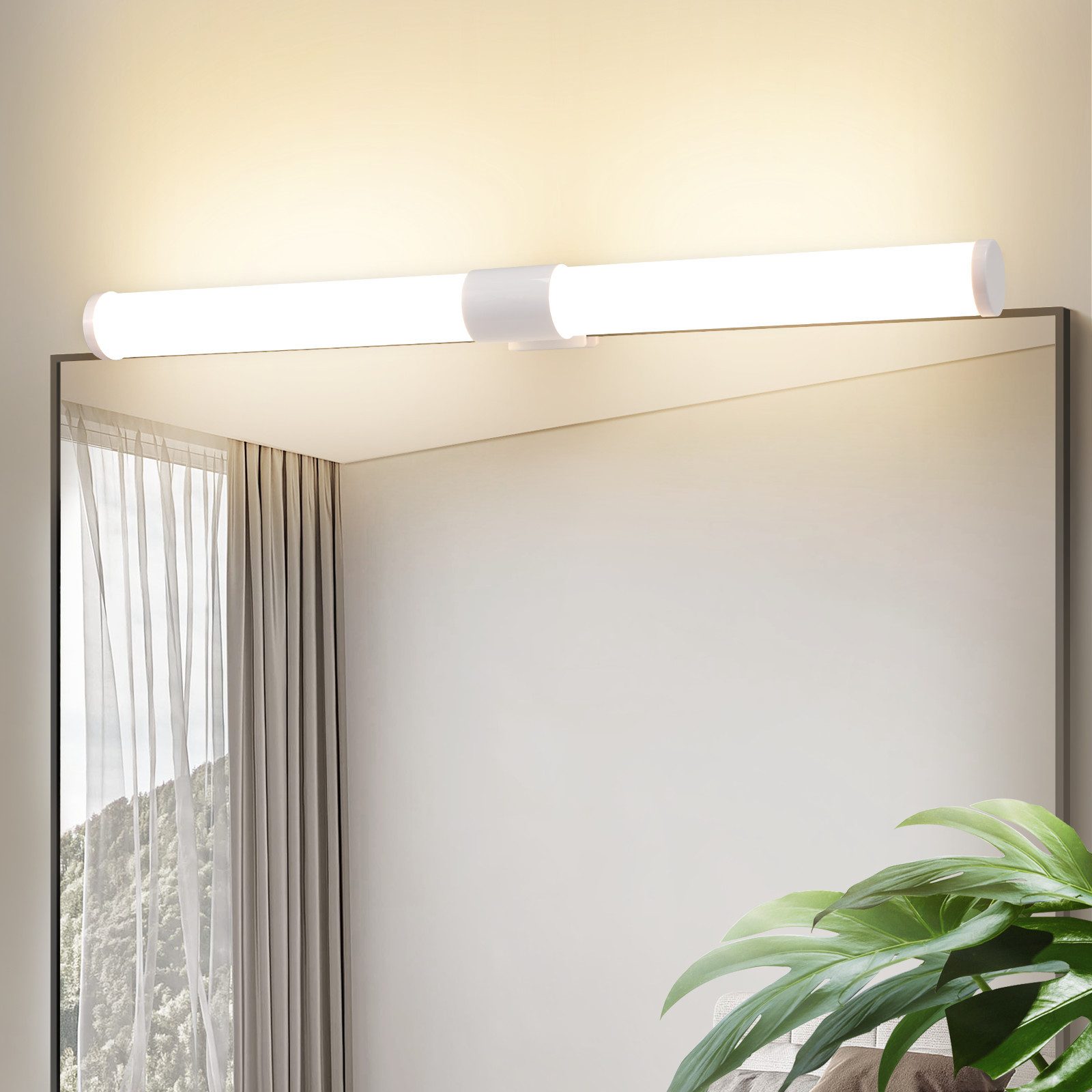 NETTLIFE LED-spegellampa för badrum 40 cm 6 W IP44 4000K